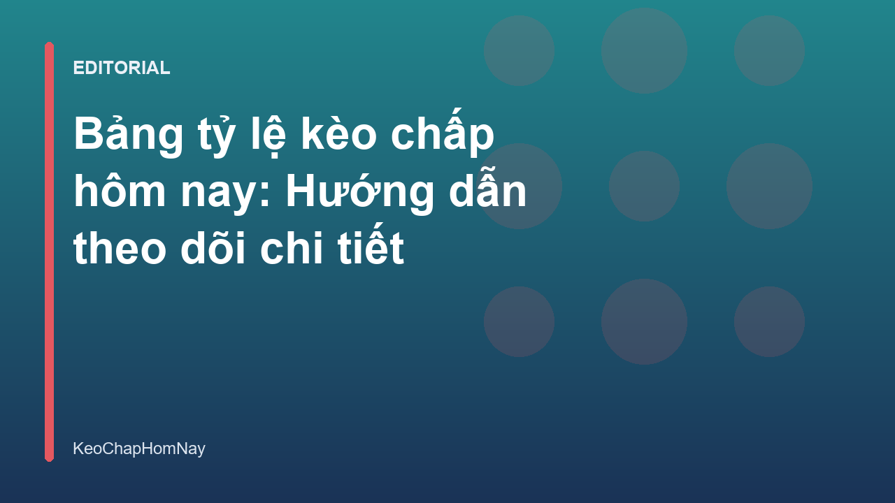 Bảng tỷ lệ kèo chấp hôm nay trên giao diện máy tính
